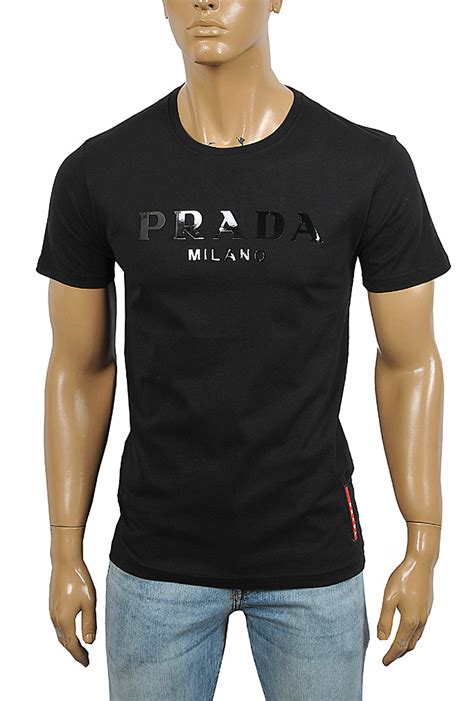 prada men tshirt|Prada cettire men's shirt.